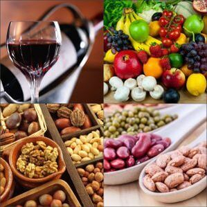 Viduržemio jūros dietai rekomenduojami maisto produktai