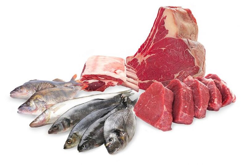 mėsa ir žuvis dukanų dietai
