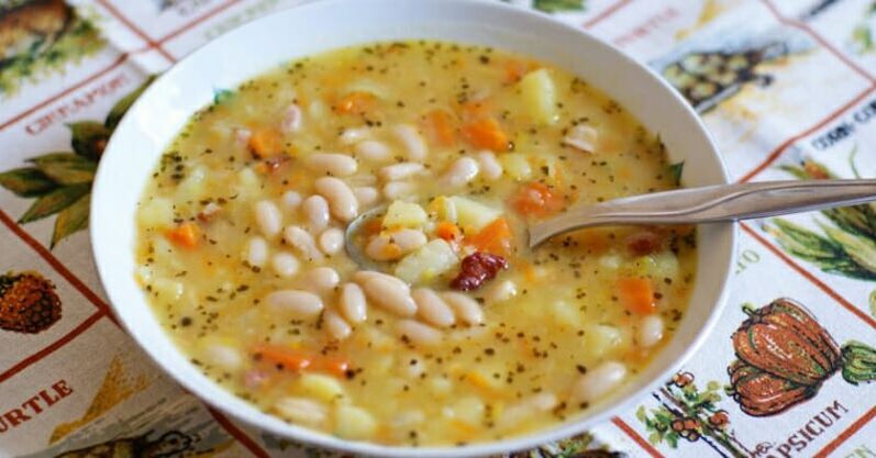 pupelių sriuba nuo didelio cholesterolio kiekio