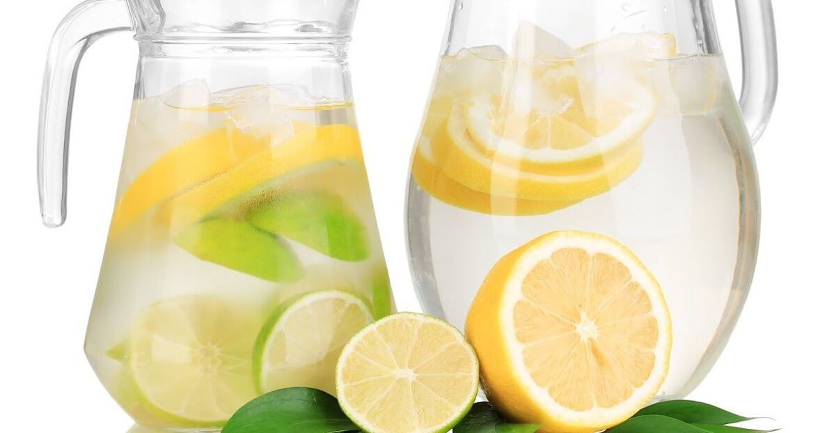 Vanduo su citrina svorio netekimui